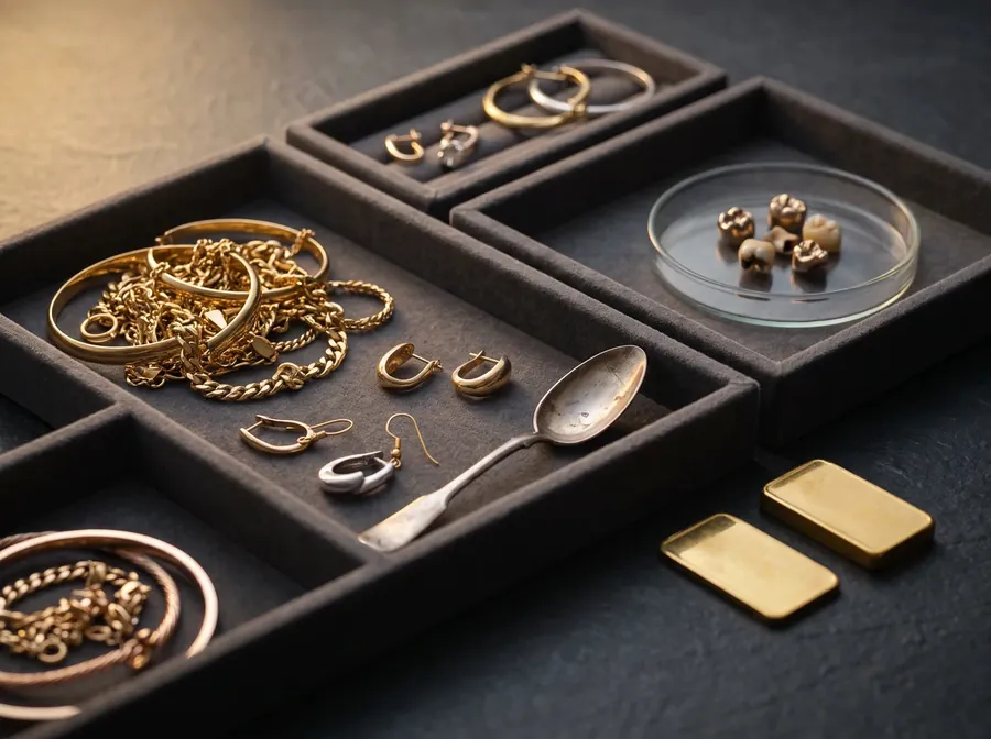Edelmetall aus dem Nachlass zu Geld machen: Barren, Münzen und Schmuck richtig rechnen